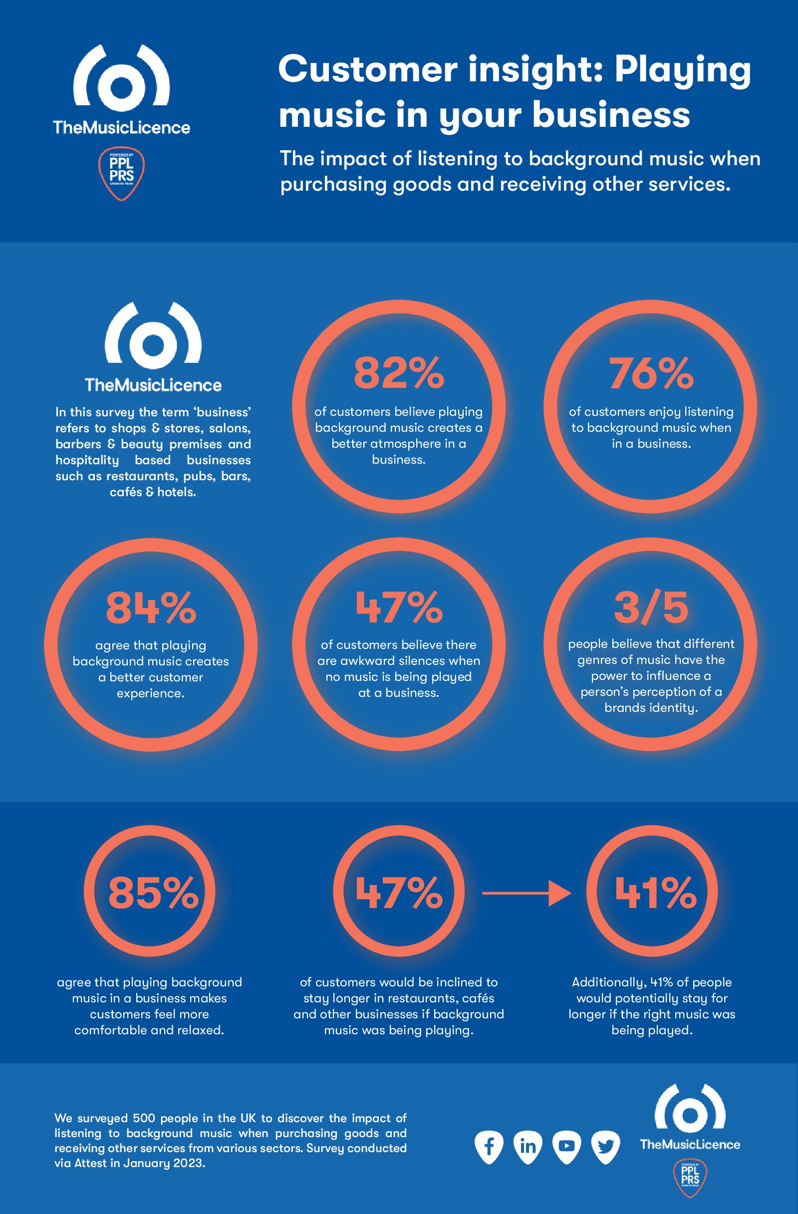 Customer insight graphic stats 