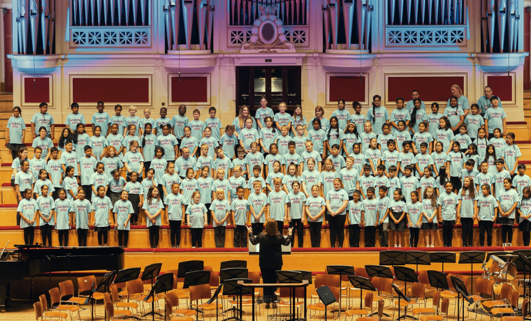 The Leics Sing Choir at De Montfort Hall, Leicester