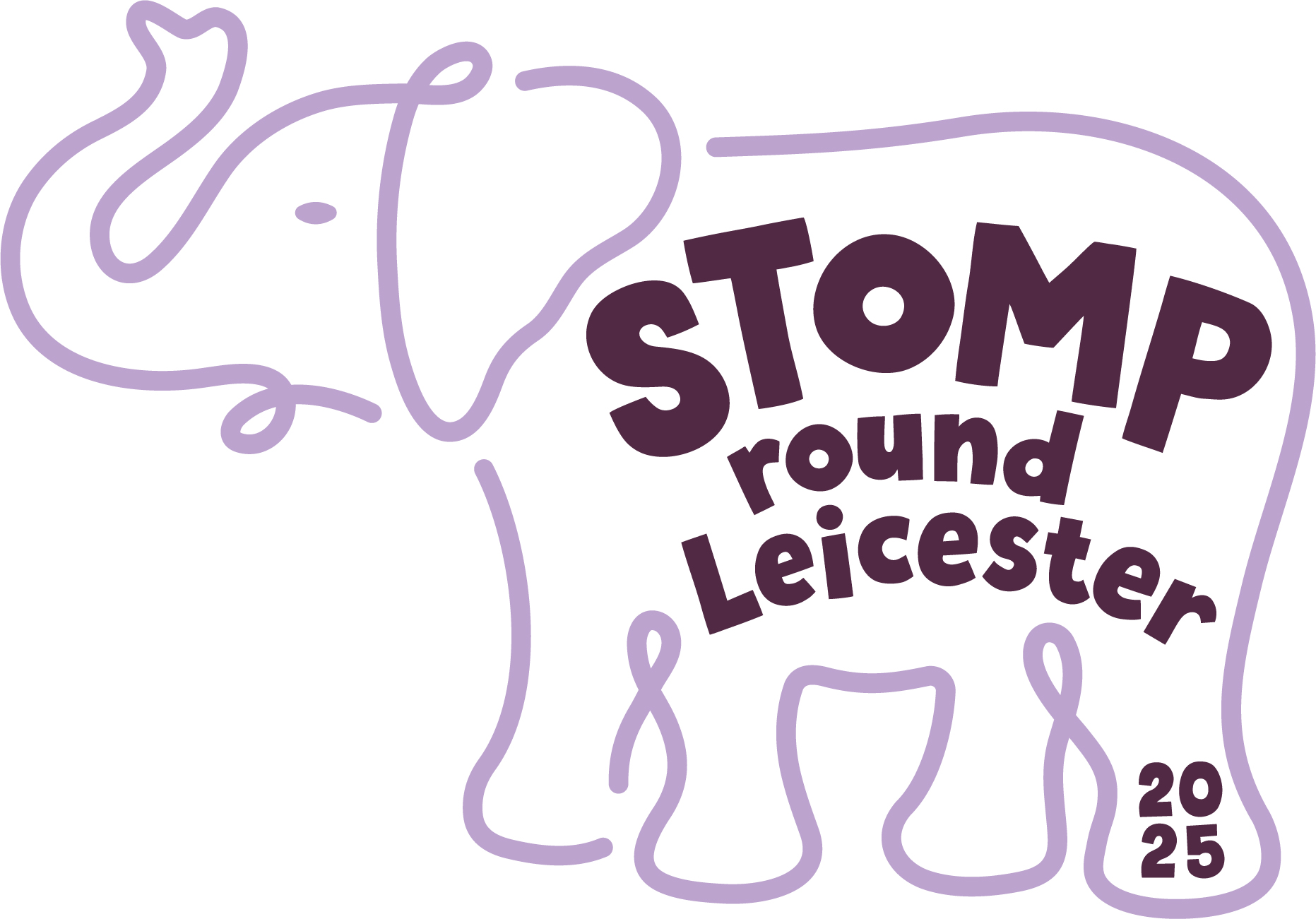 Stomp round leicester logo