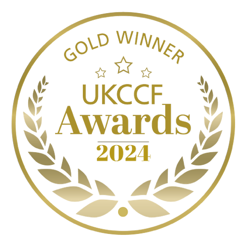 Gold Winner UKCCF Awards 2024 logo