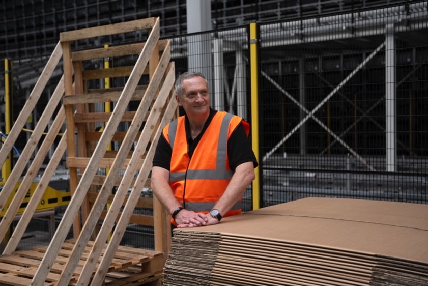 Paul Baker - member of The Pallet-Tones choir and Logistics Manager, Mira Showers.