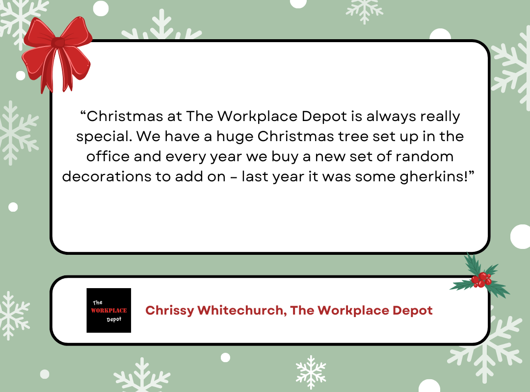 Workplace Depot Christmas quote