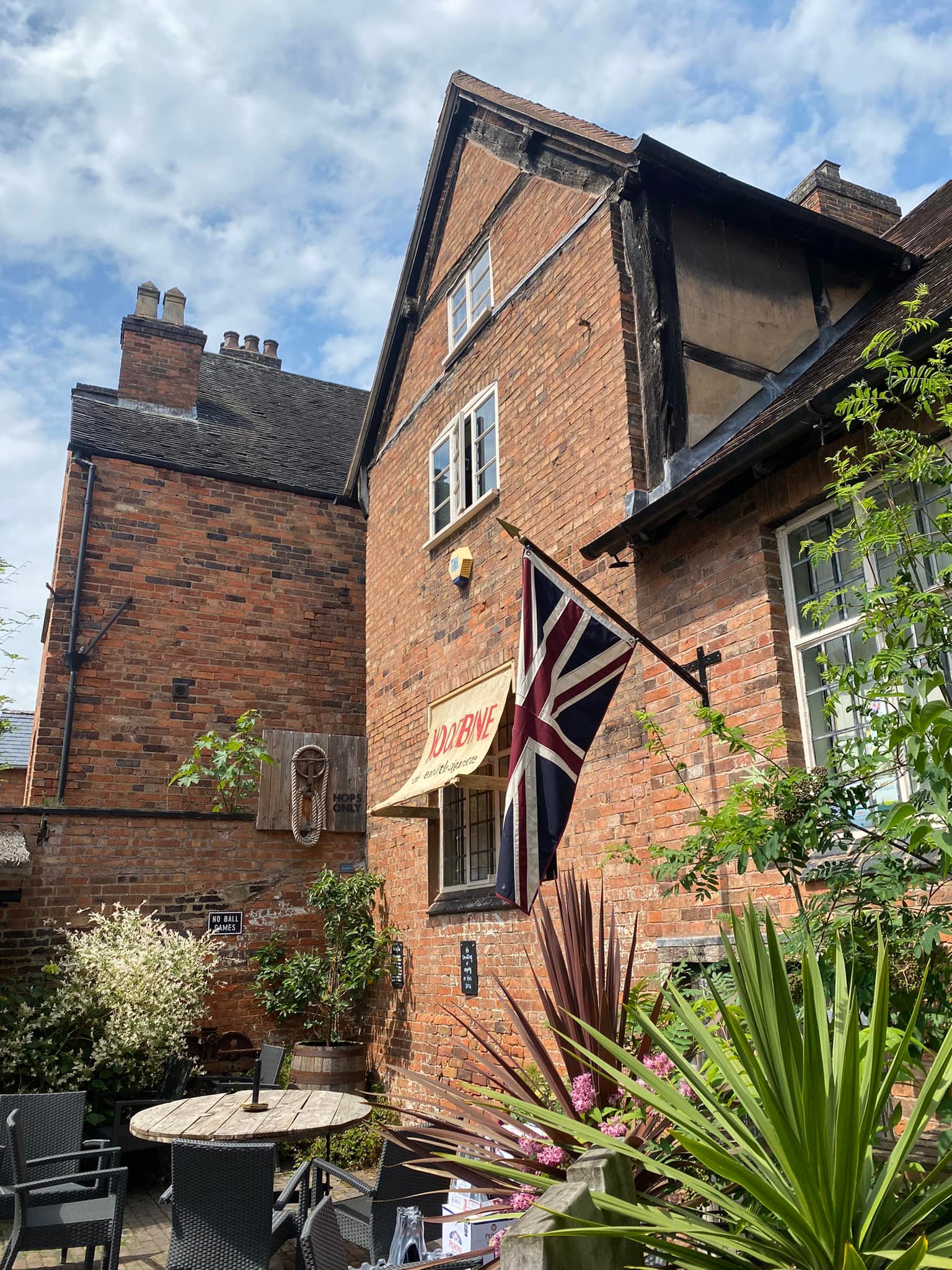 beer garden